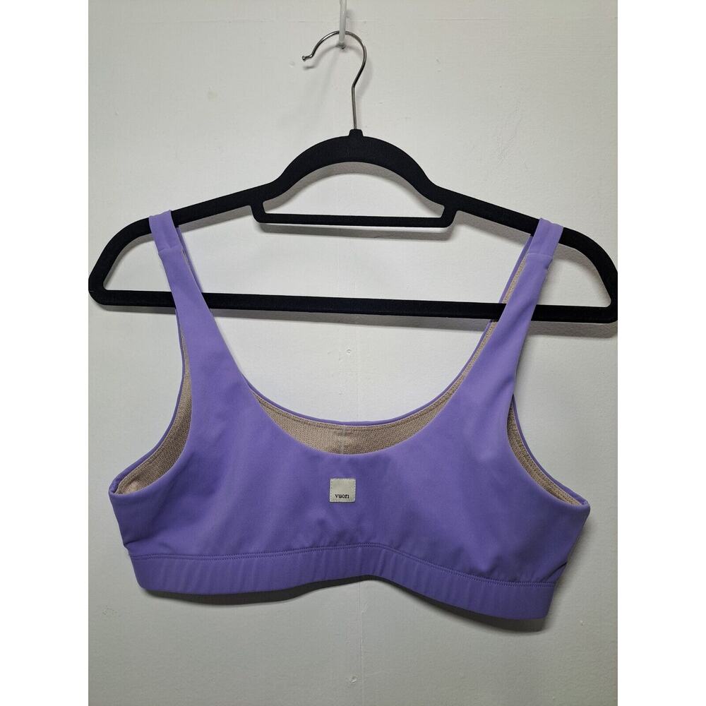 Vuori Size Large Daily Bra Purple Women's Sports Bra Workout